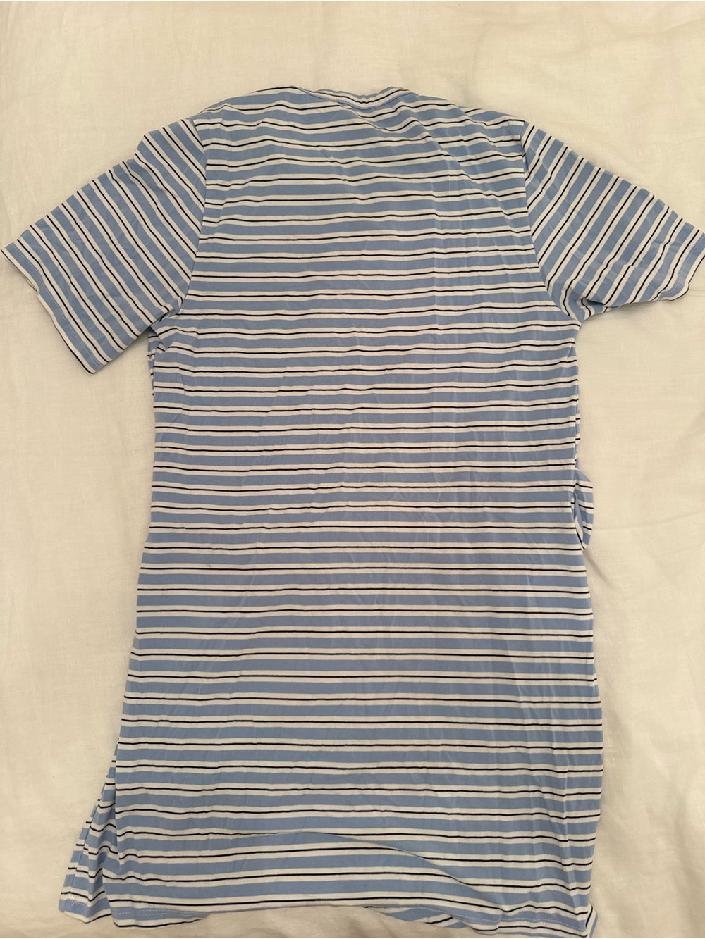 Mango SHORT STRIPED DRESS WITH KNOT - Picture 7 of 7
